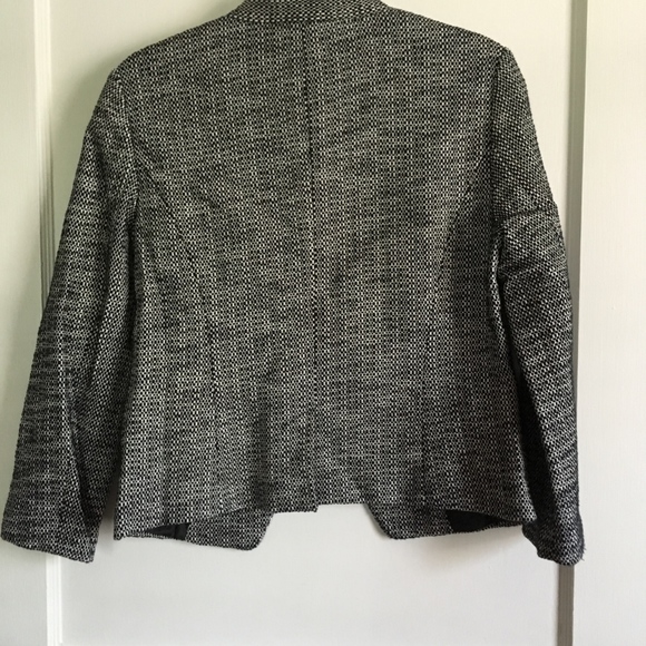 LOFT Blazer, Black/White, Size 8 - Picture 4 of 4